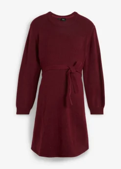 bonprix bonprix Vestido premamá de punto Rojo avellana jaspeado Best
