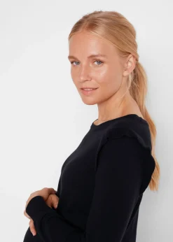 bonprix bonprix Vestido premamá ligero de punto Negro Sale
