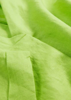 bonprix bonprix Vestido tipo caftán de lino puro Verde lima New