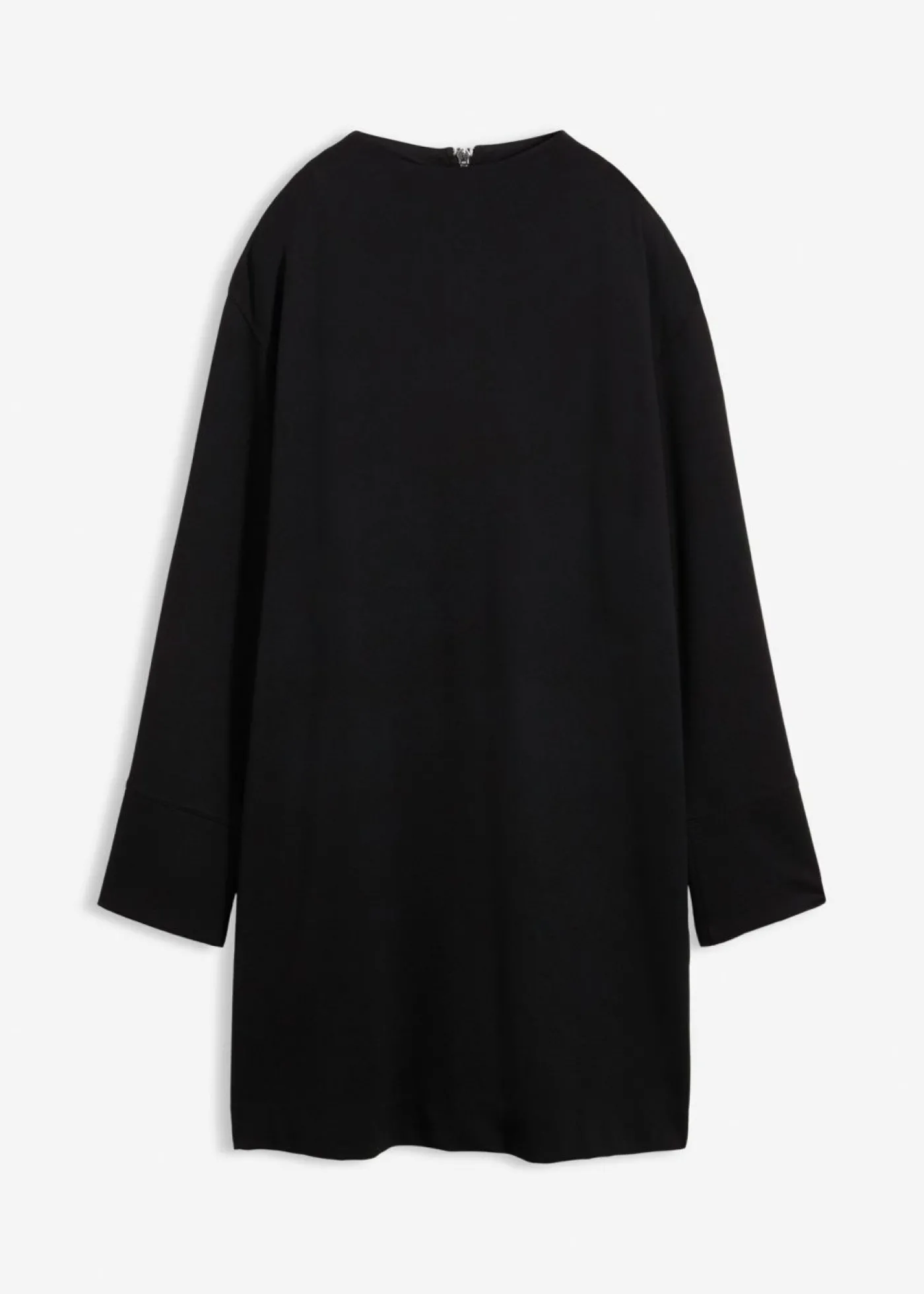 bonprix bonprix Vestido tipo chaqueta de tejido Punto di Roma Negro Hot