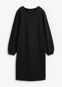 bonprix bonprix Vestido tipo sudadera Negro Discount