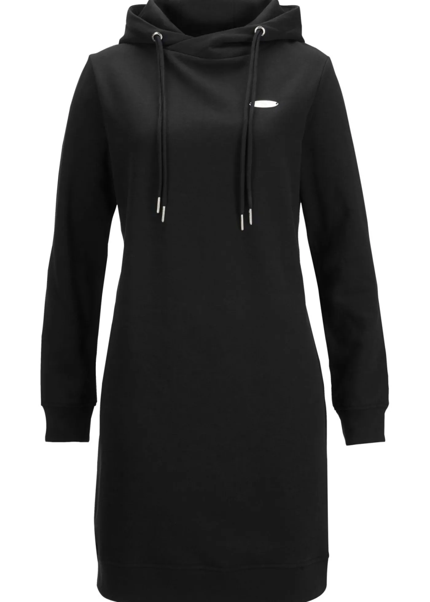 bonprix bonprix Vestido tipo sudadera con capucha Negro Best