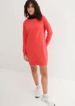 bonprix bonprix Vestido tipo sudadera de felpa suave salmón Outlet