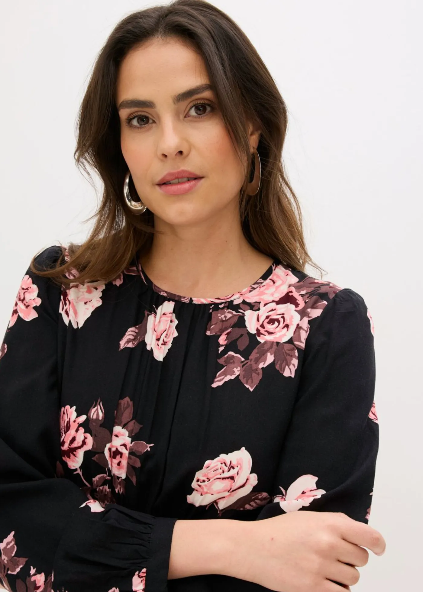 bonprix bonprix Vestido tipo túnica Negro Discount