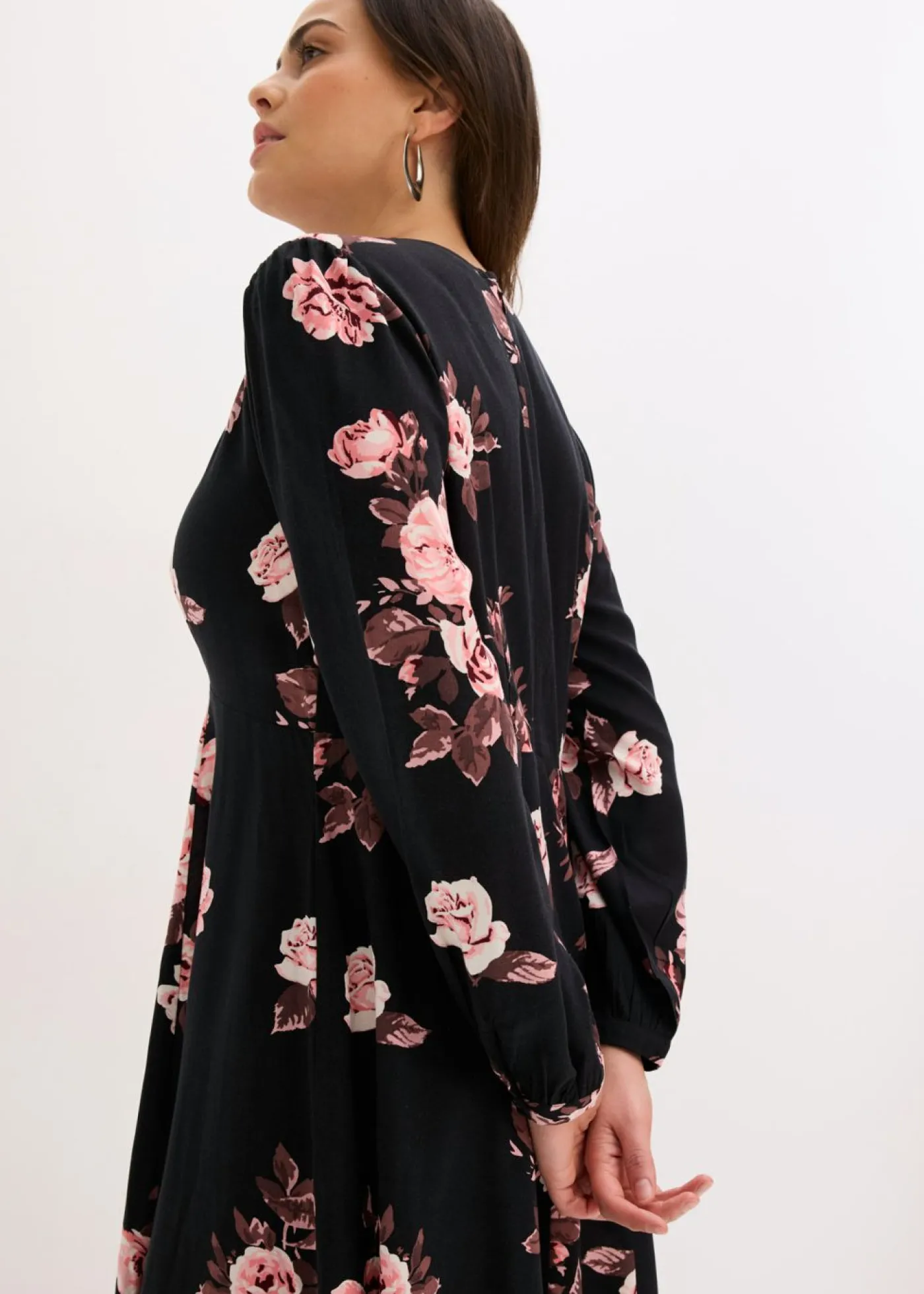 bonprix bonprix Vestido tipo túnica Negro Discount