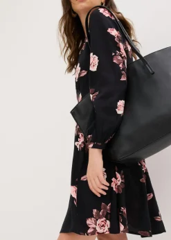 bonprix bonprix Vestido tipo túnica Negro Discount