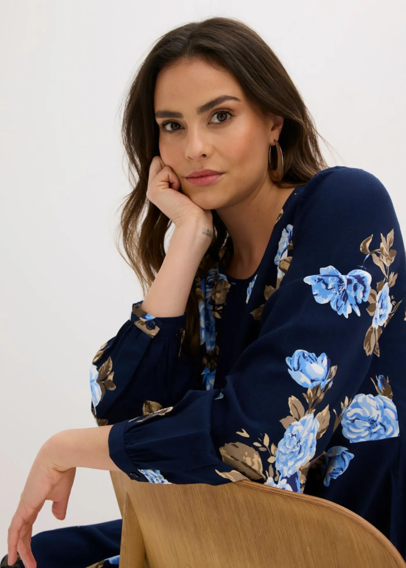 bonprix bonprix Vestido tipo túnica Azul marino