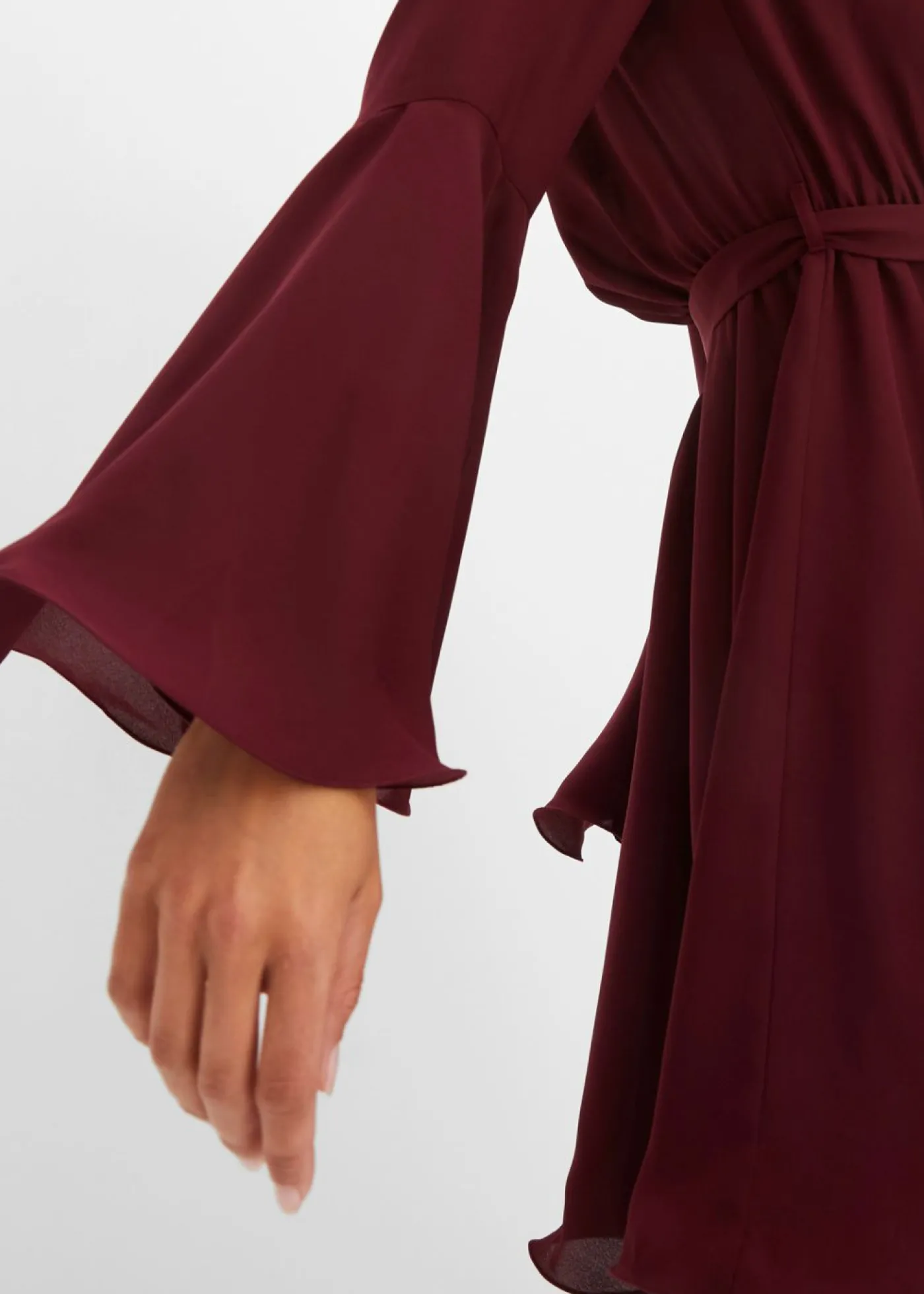 bonprix bonprix Vestido tipo túnica rojo avellana Online