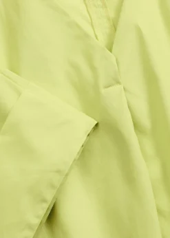 bonprix bonprix Vestido tipo túnica de algodón orgánico puro Amarillo cítrico Hot