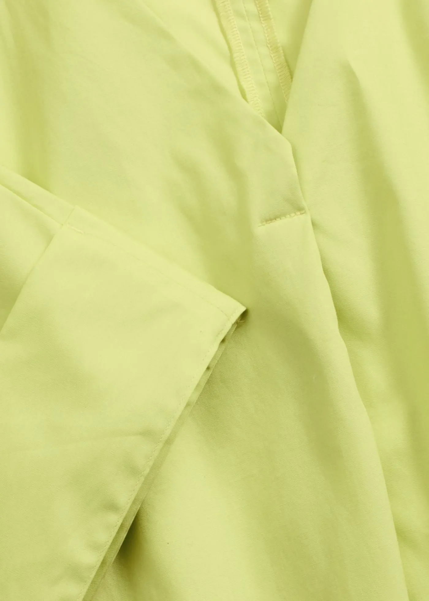 bonprix bonprix Vestido tipo túnica de algodón orgánico puro Amarillo cítrico Hot