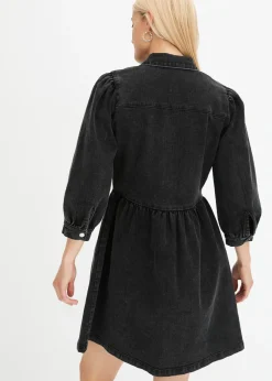 bonprix bonprix Vestido vaquero Negro denim Outlet