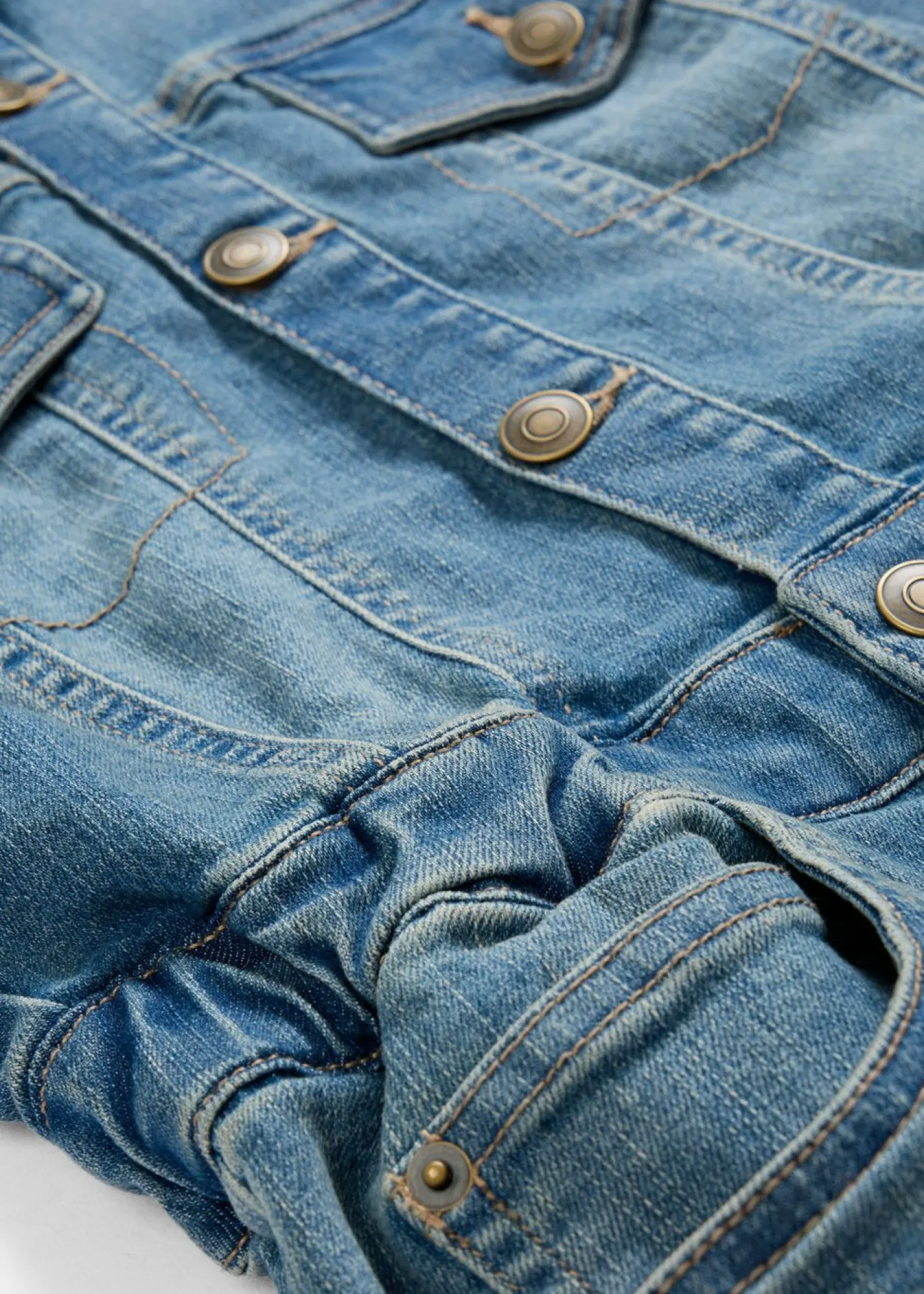 bonprix bonprix Vestido vaquero con algodón orgánico azul medio denim usado Outlet