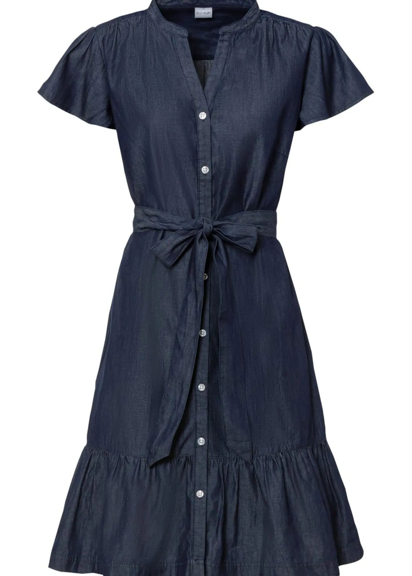 bonprix bonprix Vestido vaquero de algodón orgánico Denim desgastado New