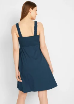 bonprix bonprix Vestidos premamá de algodón orgánico (2 unidades) Azul marino-negro