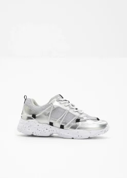 bonprix bonprix Zapatillas Chunky Plata Discount