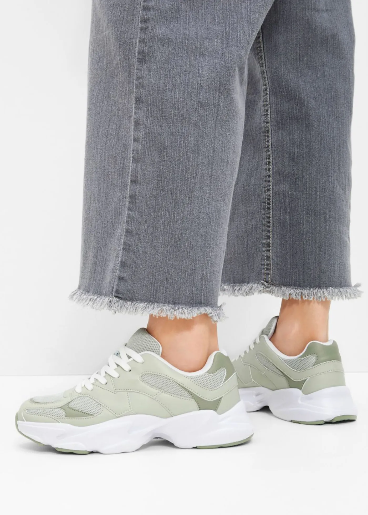 bonprix bonprix Zapatillas Chunky Verde pastel Outlet
