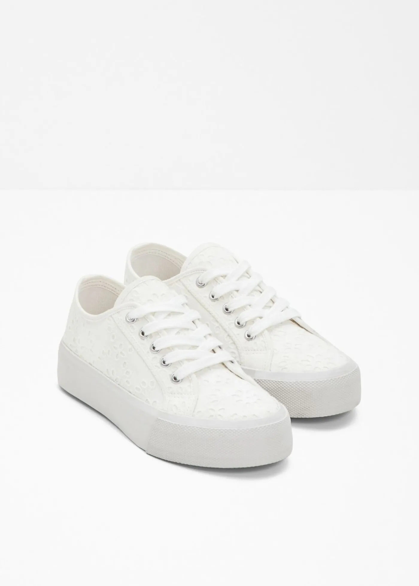 bonprix bonprix Zapatillas con plataforma Blanco Discount