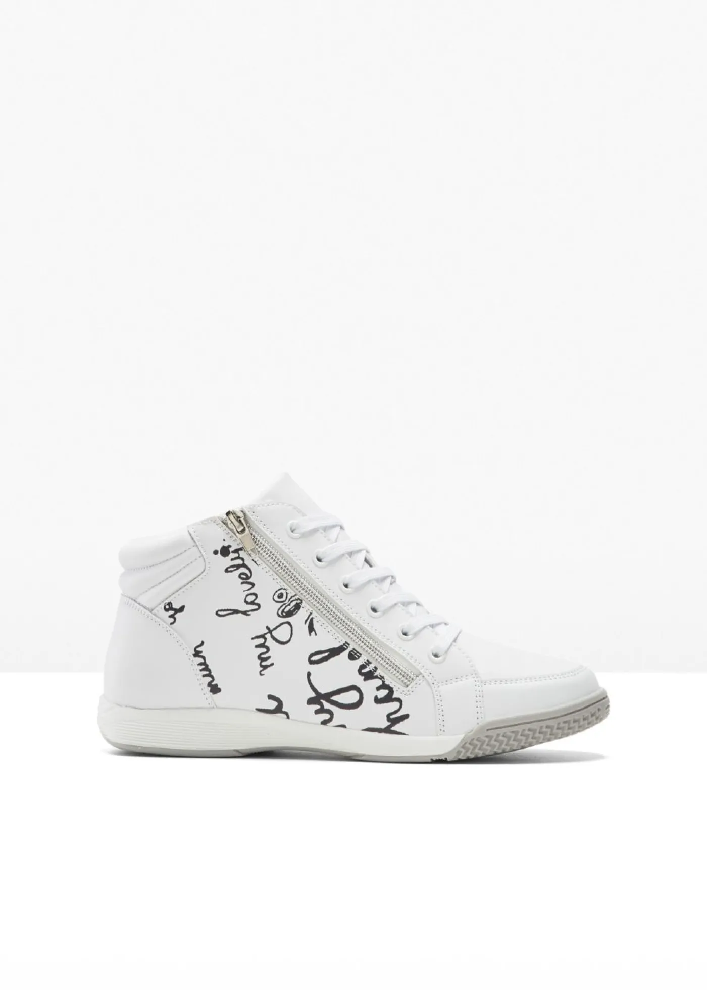 bonprix bpc selection Zapatillas de caña alta Blanco Sale