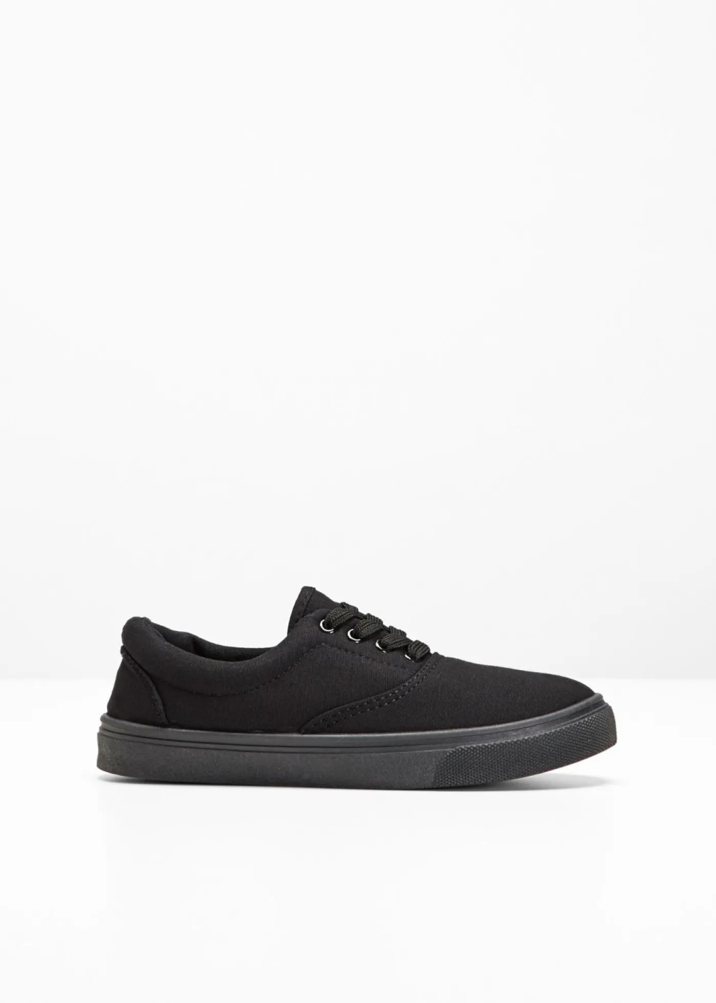 bonprix bonprix Zapatillas de lona de algodón Negro Outlet