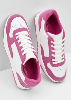 bonprix bonprix Zapatillas deportivas rosa orquídea/blanco Online