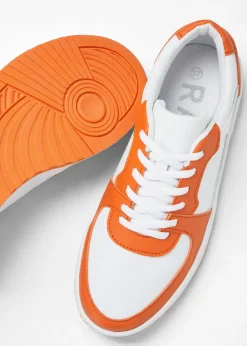 bonprix bonprix Zapatillas deportivas Blanco-naranja Outlet