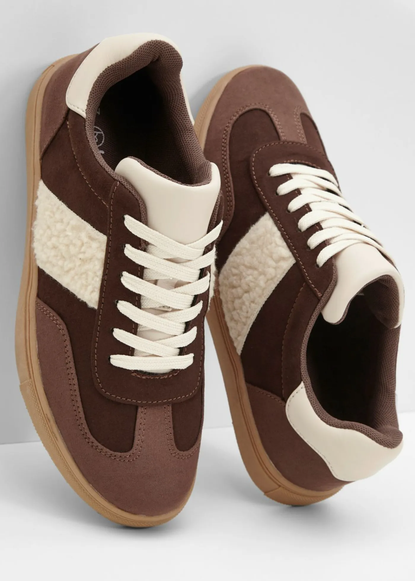 bonprix bonprix Zapatillas deportivas marrón oscuro-gris guijarro