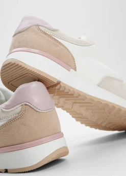bonprix bonprix Zapatillas deportivas Blanco/beige/lila empolvado Discount
