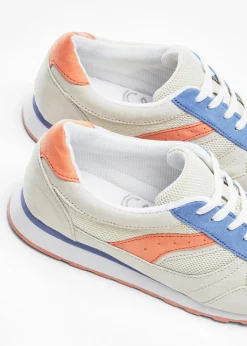 bonprix bonprix Zapatillas deportivas beige-naranja-azul Outlet