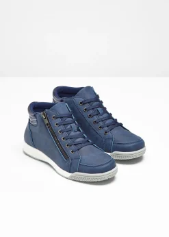 bonprix bonprix Zapatillas deportivas de caña alta con cremallera Azul marino Hot