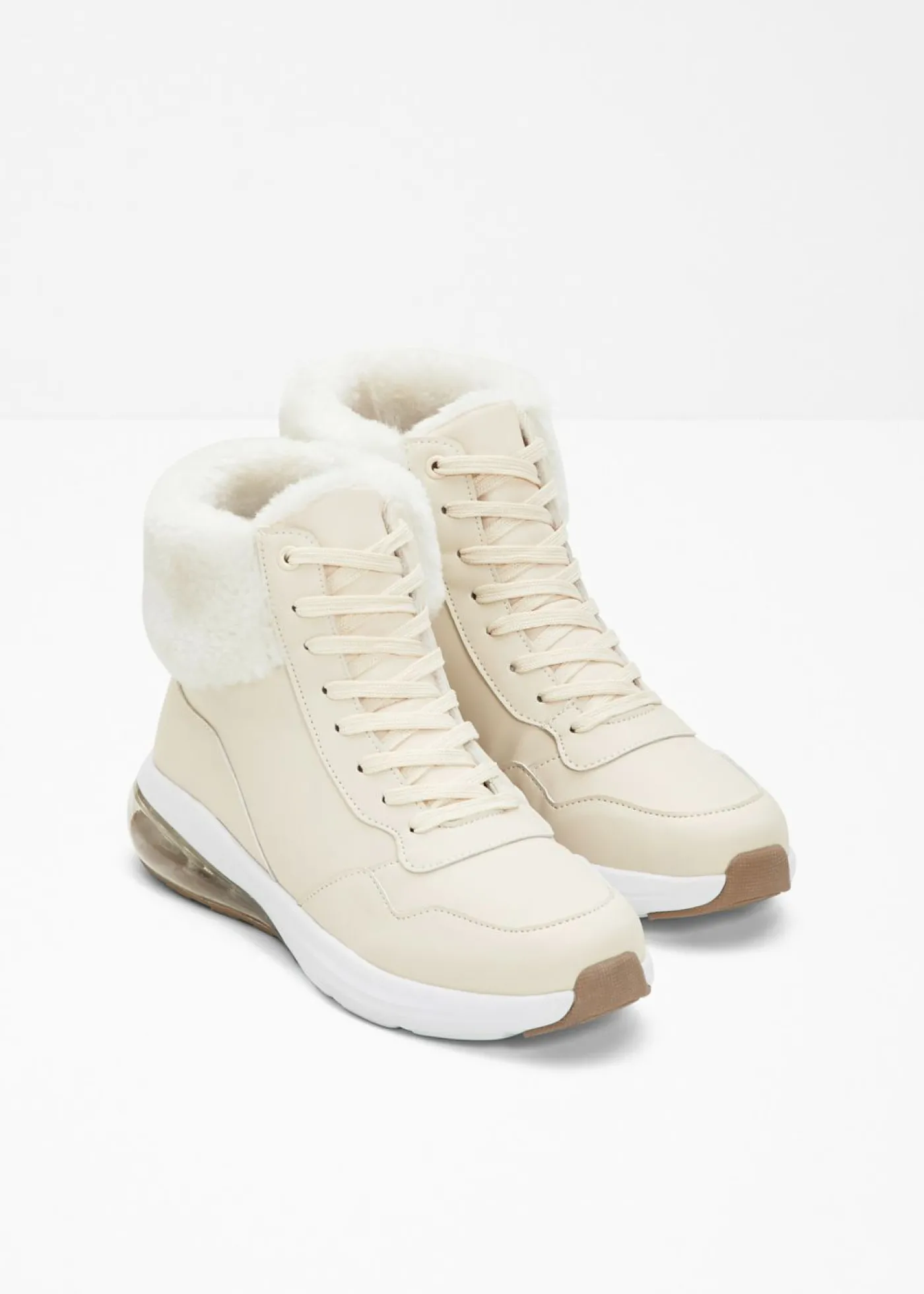 bonprix bonprix Zapatillas deportivas de caña alta Beige