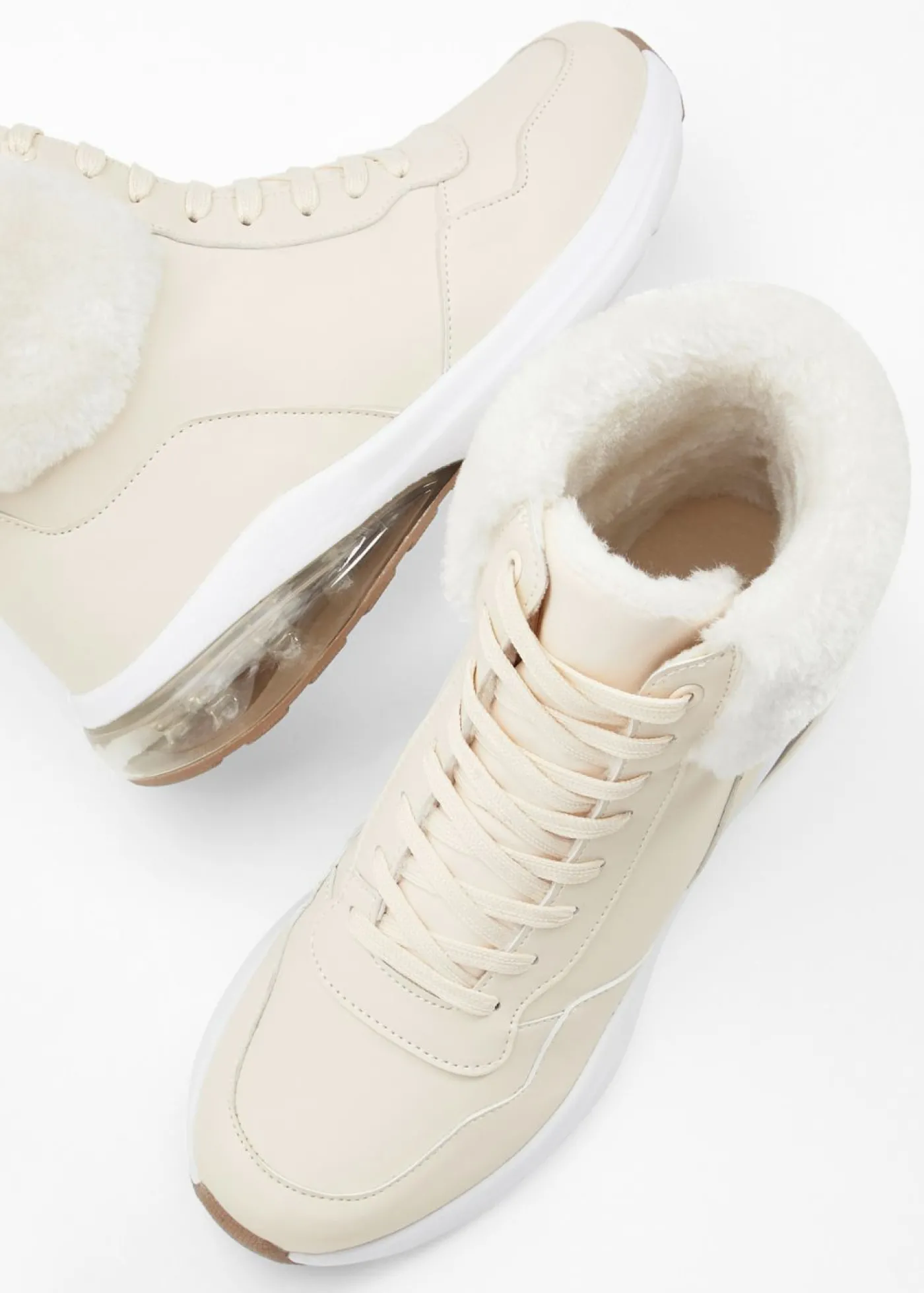 bonprix bonprix Zapatillas deportivas de caña alta Beige