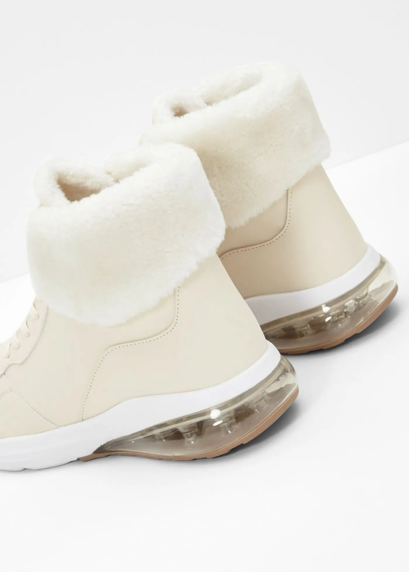 bonprix bonprix Zapatillas deportivas de caña alta Beige