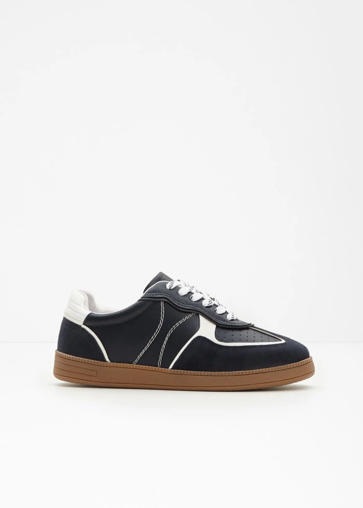 bonprix bonprix Zapatillas deportivas de estilo retro Azul marino Online