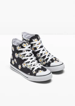bonprix bonprix Zapatillas deportivas de caña alta negro floral Sale