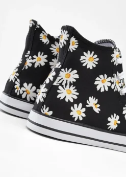 bonprix bonprix Zapatillas deportivas de caña alta negro floral Sale