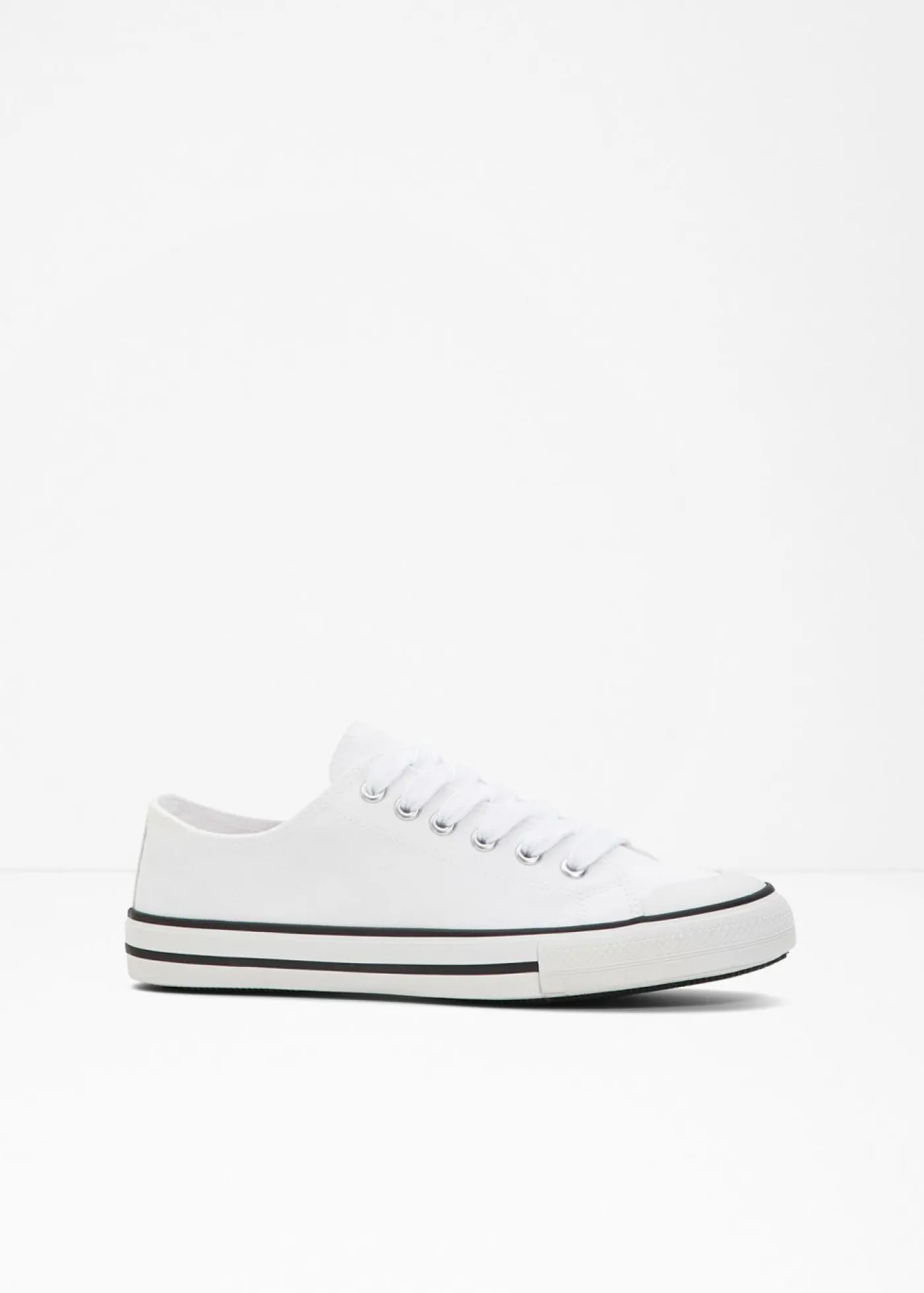 bonprix bonprix Zapatillas deportivas de lona de algodón Blanco New