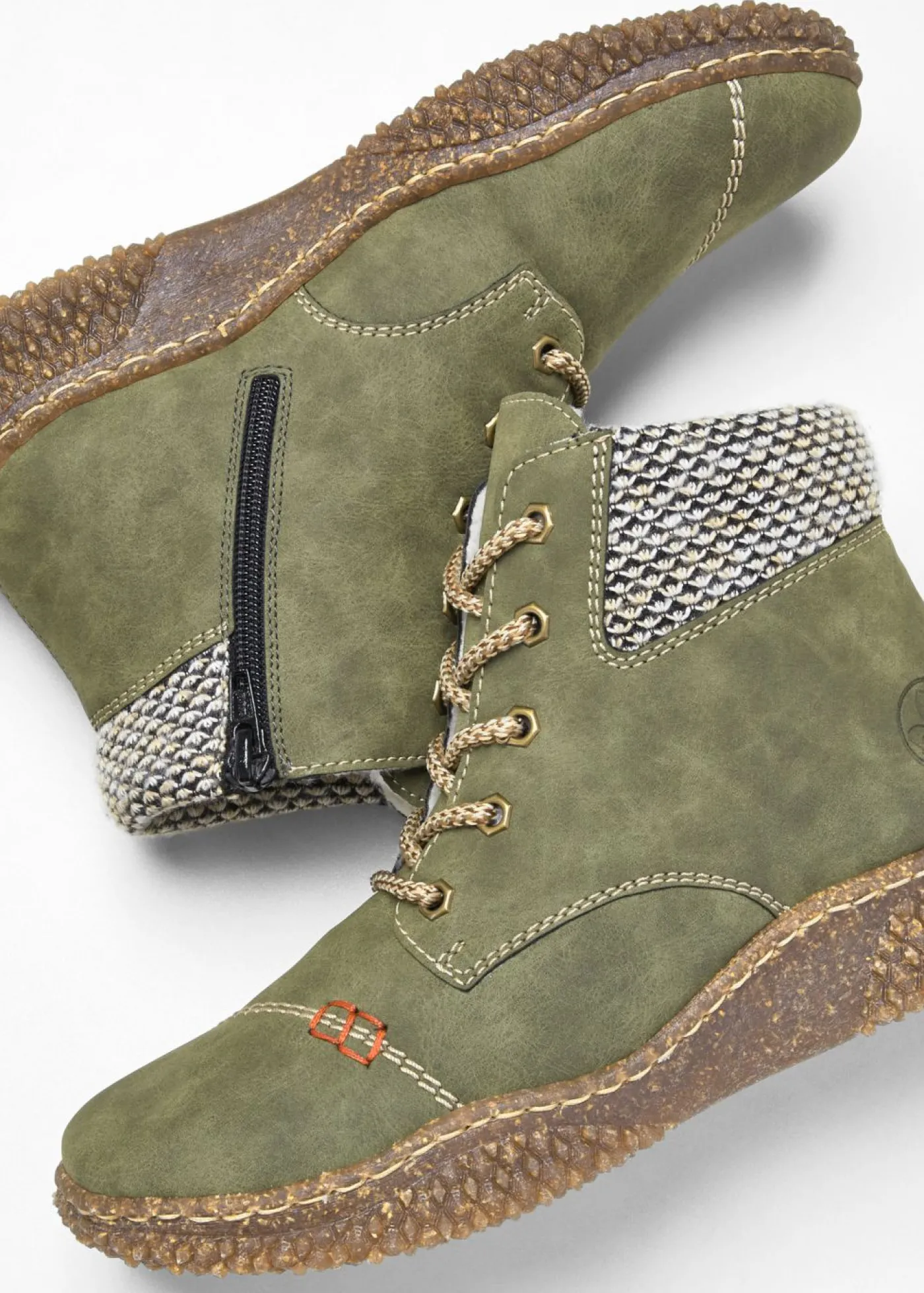 bonprix Rieker Zapatillas deportivas de caña alta de Rieker Caqui Clearance