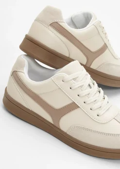bonprix bonprix Zapatillas deportivas de estilo retro arena claro/marrón castaño