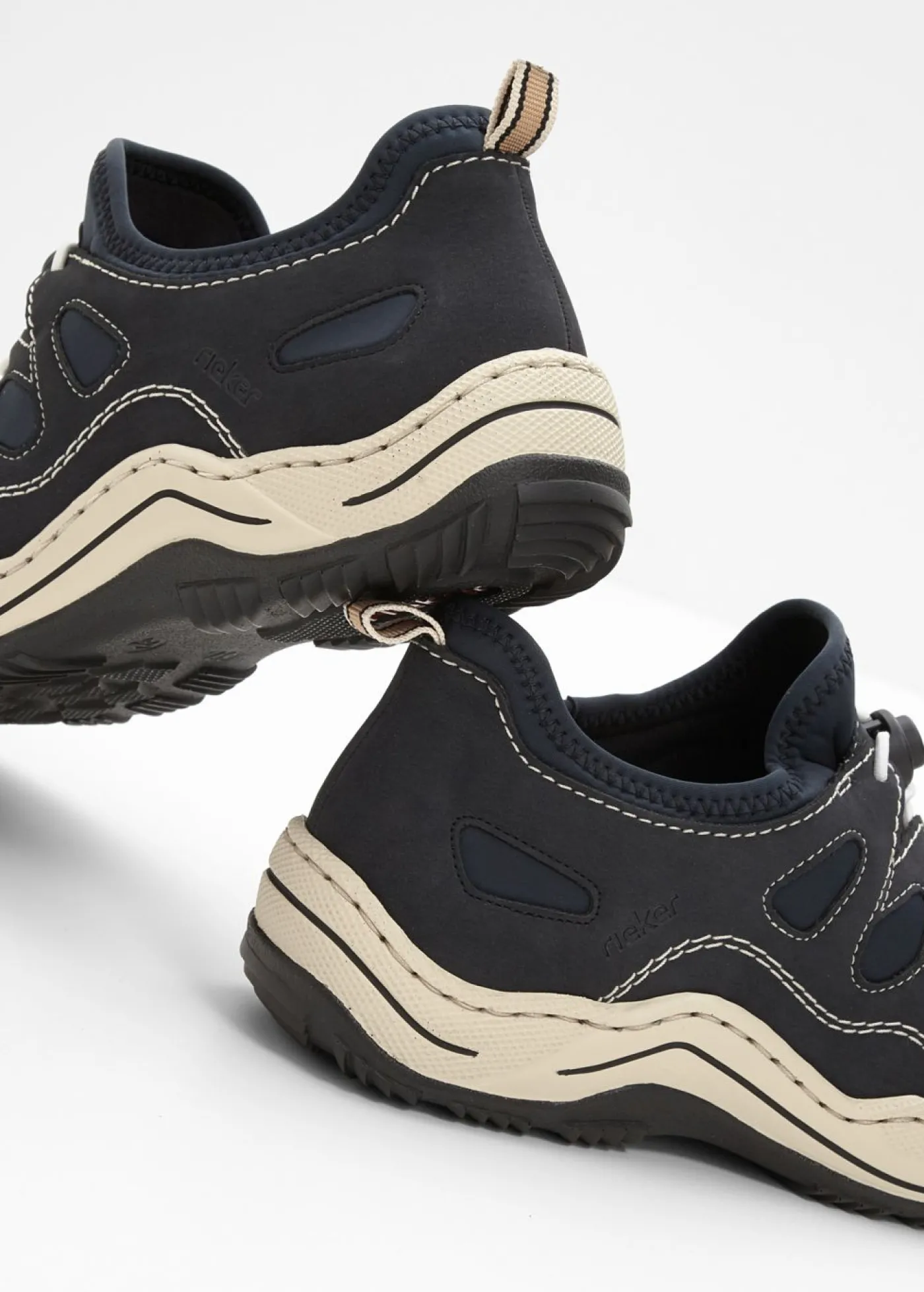 bonprix Rieker Zapatillas deportivas sin cordones de Rieker con suela ligera Azul marino Sale