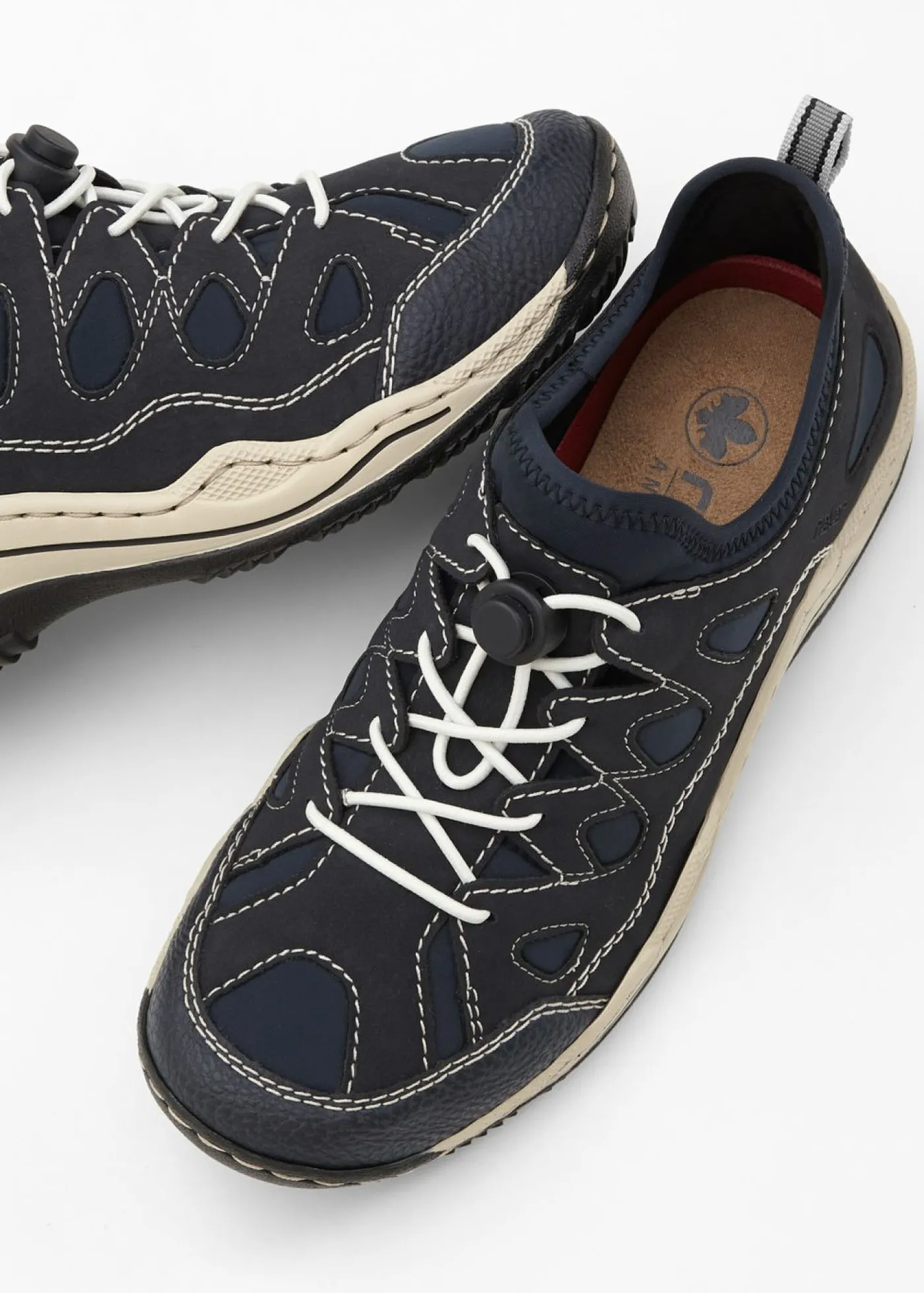 bonprix Rieker Zapatillas deportivas sin cordones de Rieker con suela ligera Azul marino Sale