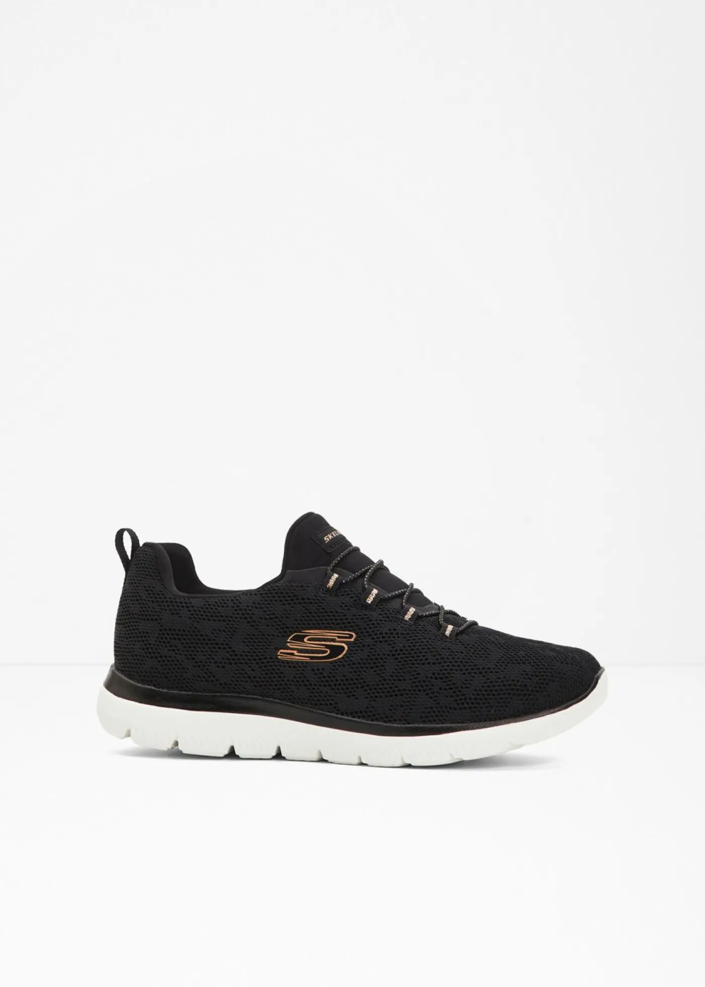 bonprix Skechers Zapatillas deportivas Skechers con espuma viscoelástica Negro con estampado de leopardo Best