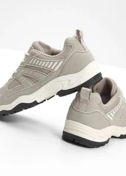 bonprix bonprix Zapatillas deportivas tipo chunky con inserto de malla Gris Best