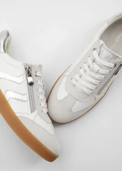 bonprix Marco Tozzi Zapatillas Marco Tozzi con look retro Blanco-plata Discount