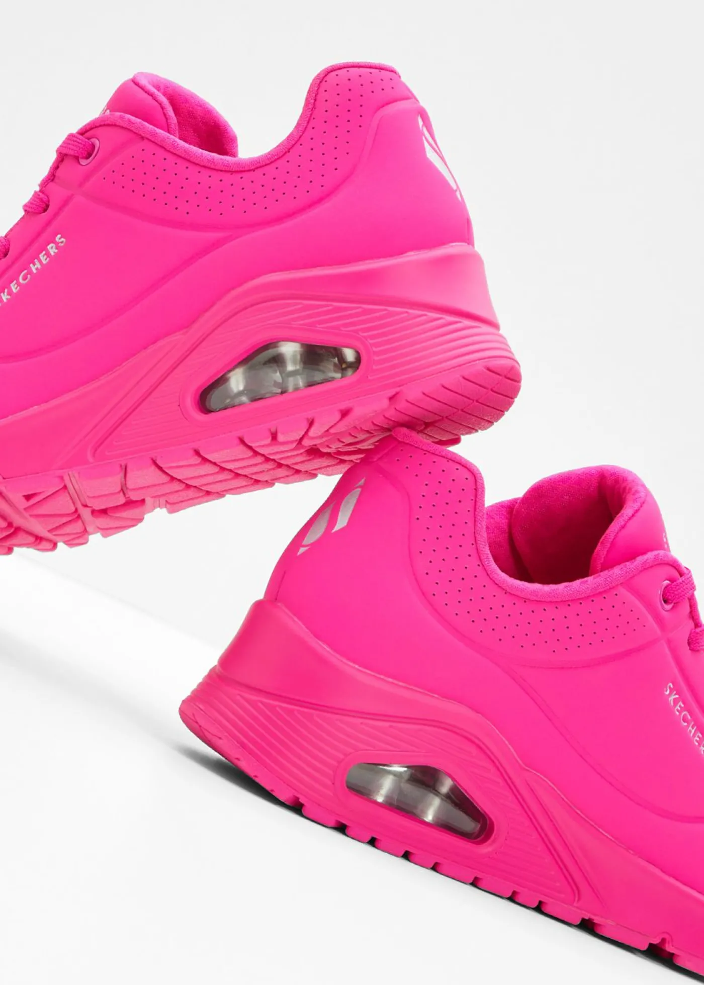 bonprix Skechers Zapatillas Skechers con espuma viscoelástica Rosa neón Sale