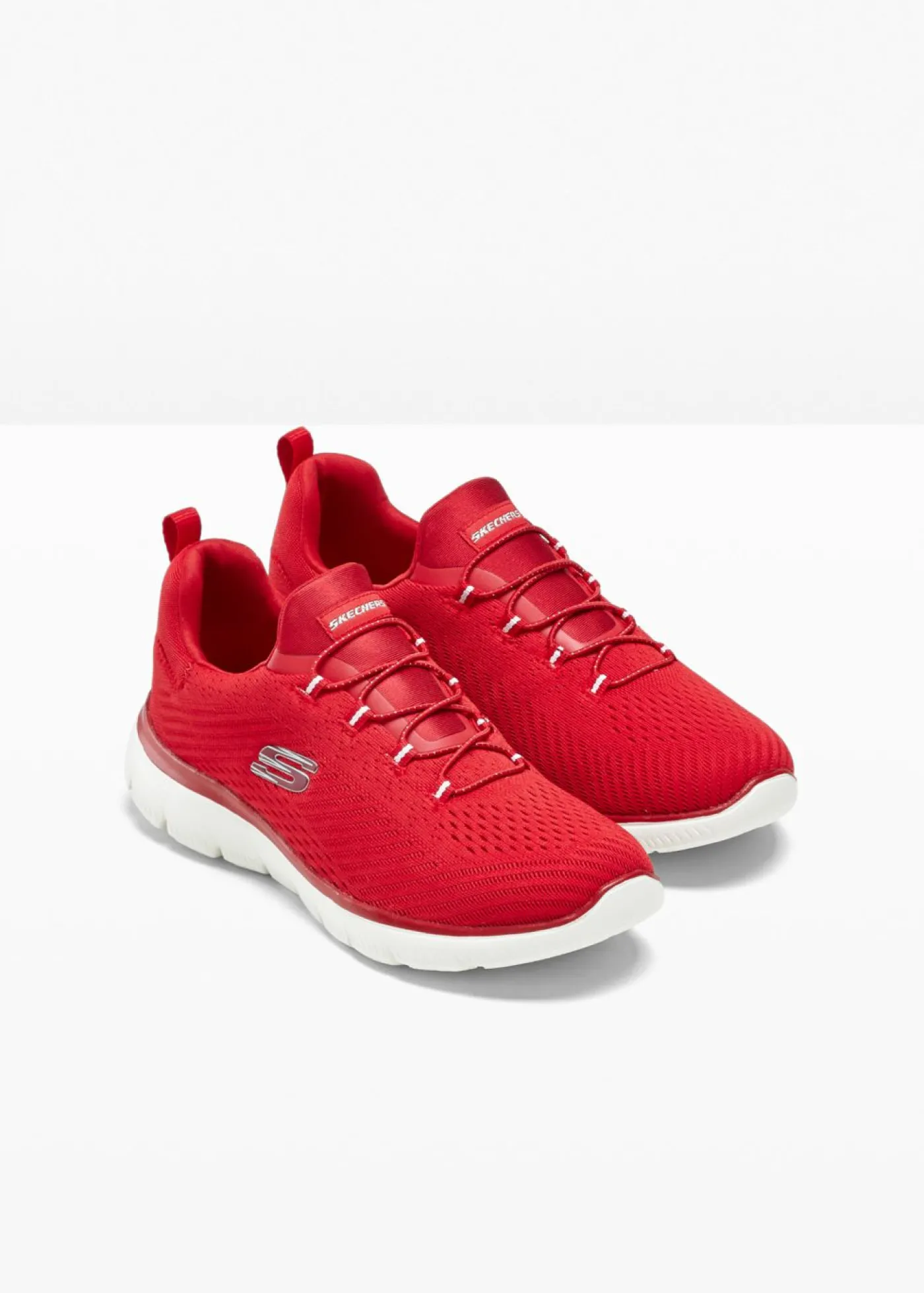 bonprix Skechers Zapatillas Skechers con espuma viscoelástica Rojo