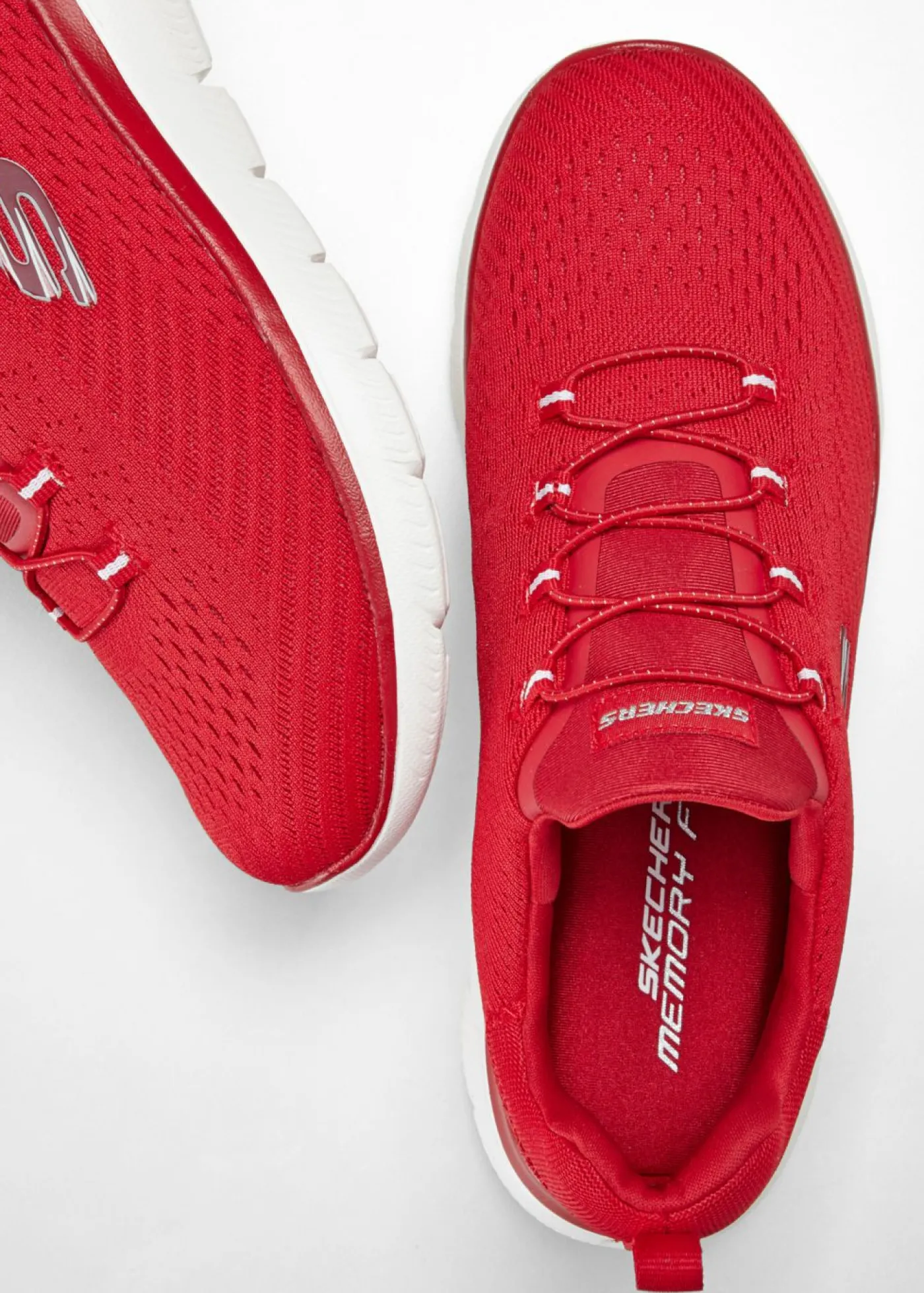 bonprix Skechers Zapatillas Skechers con espuma viscoelástica Rojo