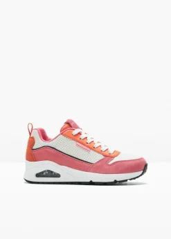 bonprix Skechers Zapatillas Skechers con espuma viscoelástica Rosa/blanco/naranja Online