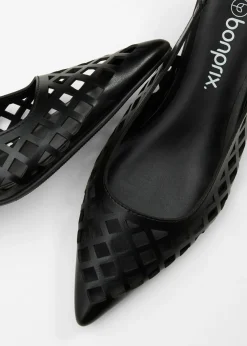 bonprix bonprix Zapatos con aberturas y talón al descubierto Negro Best