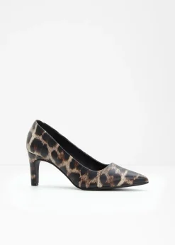 bonprix bonprix Zapatos de tacón estampado leo beige Outlet