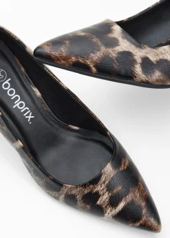 bonprix bonprix Zapatos de tacón estampado leo beige Outlet